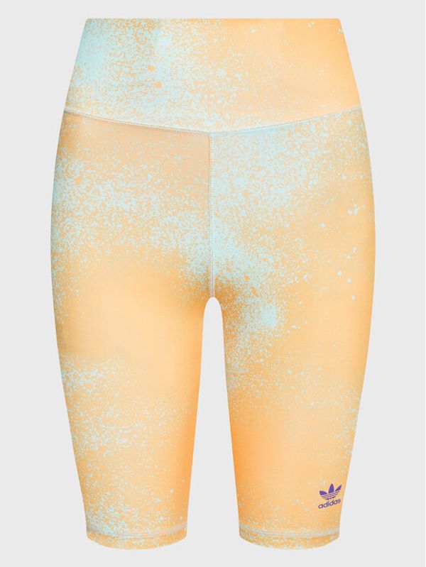 adidas adidas Спортни шорти Allover HL6602 Оранжев Extra Slim Fit