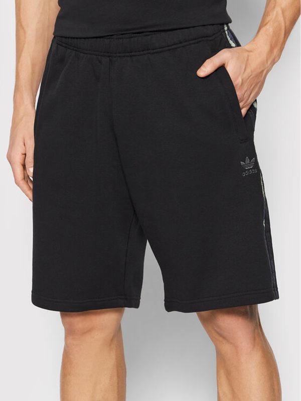 adidas adidas Спортни шорти Camo HF4874 Черен Regular Fit