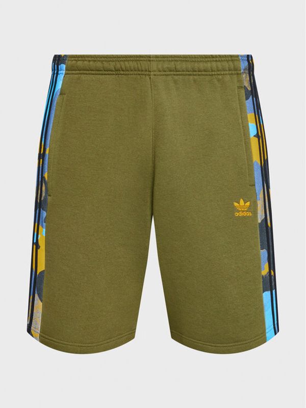 adidas adidas Спортни шорти Camo HK2811 Зелен Regular Fit