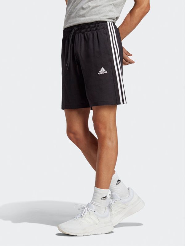 adidas adidas Спортни шорти Essentials 3-Stripes Shorts IC9378 Черен Regular Fit