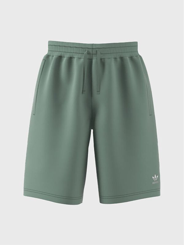 adidas adidas Спортни шорти Essentials+ Made With Hemp Shorts HR2964 Зелен Regular Fit