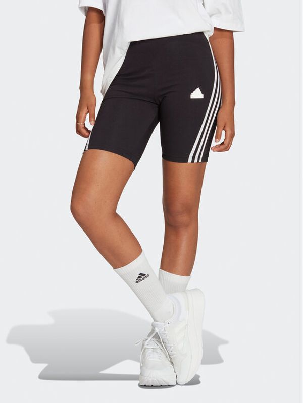 adidas adidas Спортни шорти Future Icons 3-Stripes Bike Shorts HT4718 Черен Slim Fit