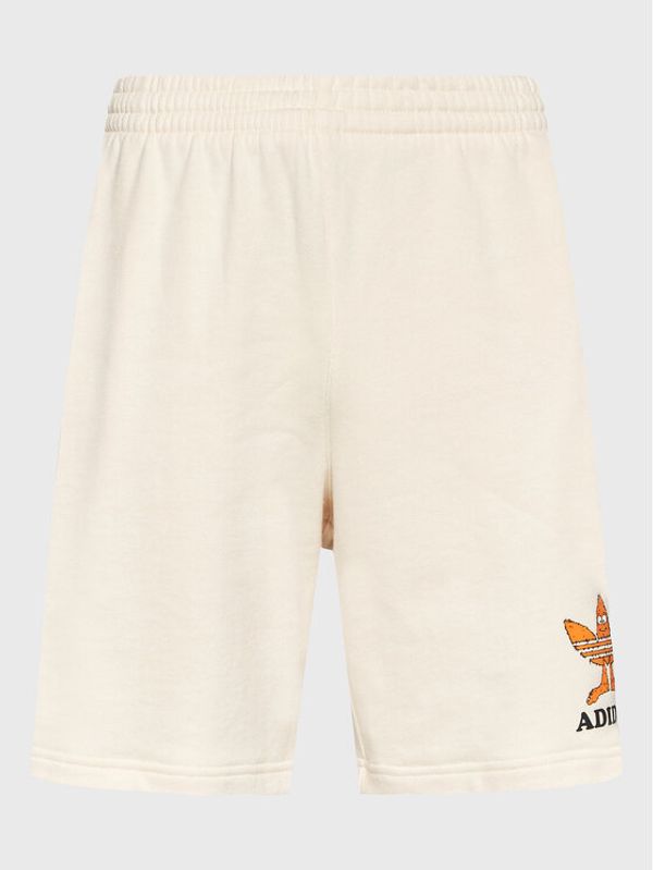 adidas adidas Спортни шорти Graphic Fun HM2486 Бежов Regular Fit