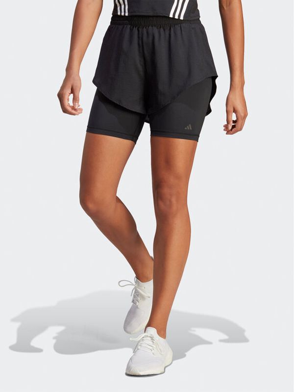 adidas adidas Спортни шорти HIIT HEAT.RDY Training 2-in-1 Shorts HN5555 Черен