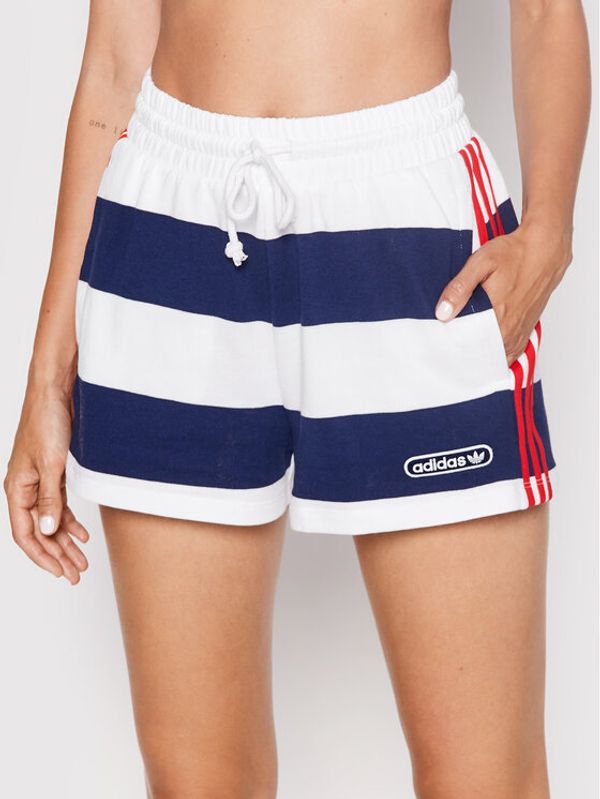 adidas adidas Спортни шорти HL6559 Бял Regular Fit