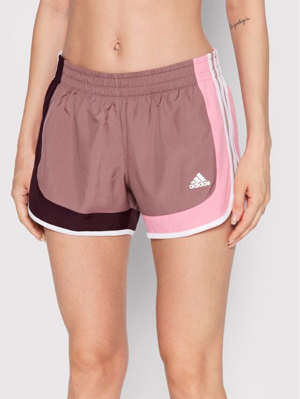 adidas adidas Спортни шорти Marathon 20 Colourblock HL1452 Виолетов Slim Fit