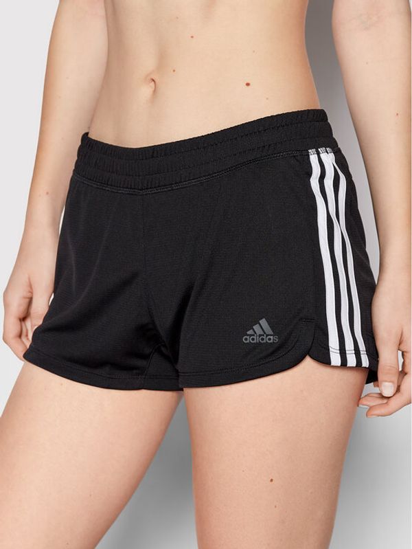 adidas adidas Спортни шорти Pacer 3-Stripes DU3502 Черен Regular Fit