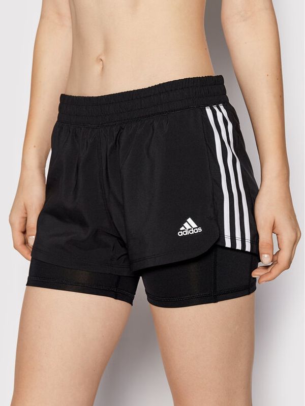 adidas adidas Спортни шорти Pacer 3-Stripes GL7686 Черен Regular Fit