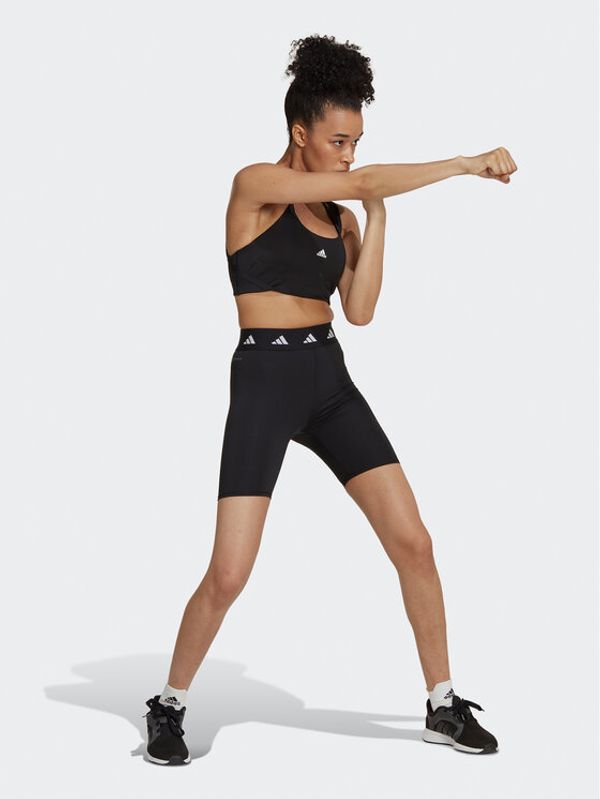 adidas adidas Спортни шорти Techfit Bike Short HF6681 Черен Tight Fit