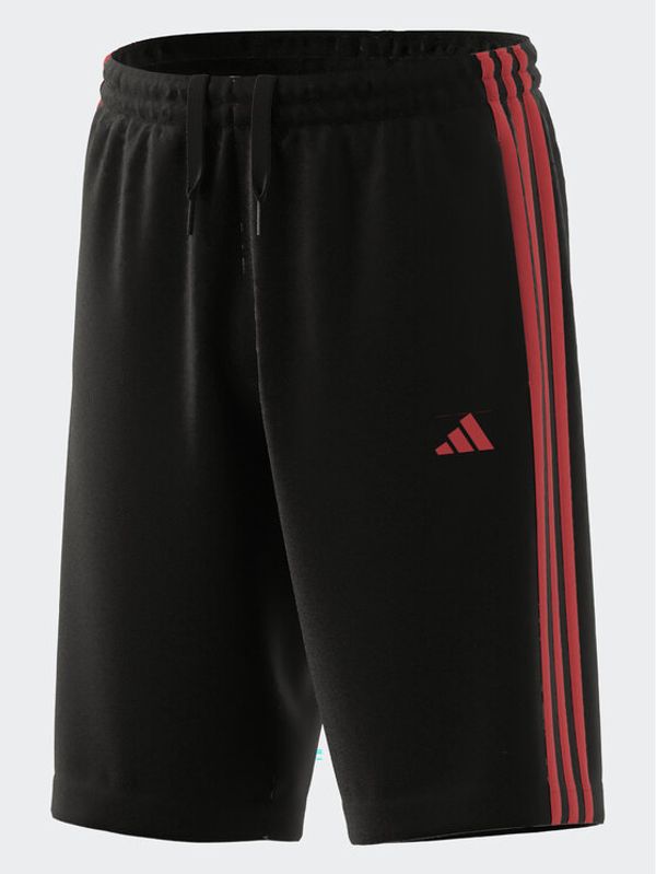 adidas adidas Спортни шорти Train Essentials AEROREADY 3-Stripes Regular-Fit Shorts IJ9558 Черен Regular Fit