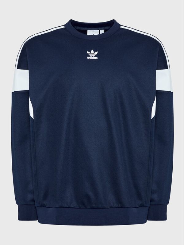adidas adidas Суитшърт adicolor Classic Cut Line HN6116 Тъмносин Relaxed Fit
