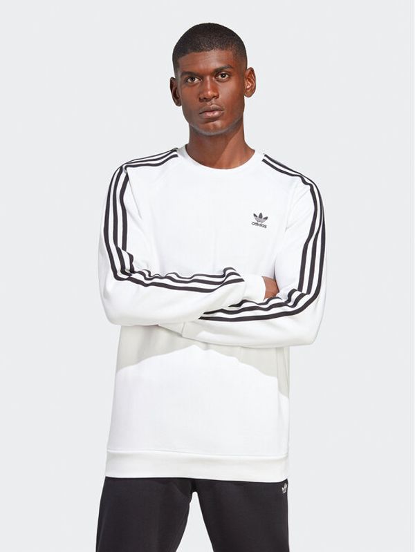 adidas adidas Суитшърт Adicolor Classics 3-Stripes Crew Sweatshirt IA4862 Бял Regular Fit