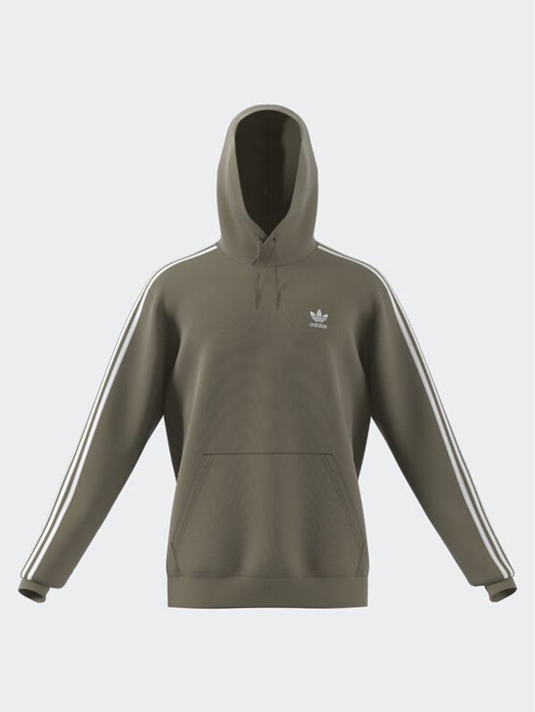 adidas adidas Суитшърт Adicolor Classics 3-Stripes Hoodie IB1415 Зелен Regular Fit