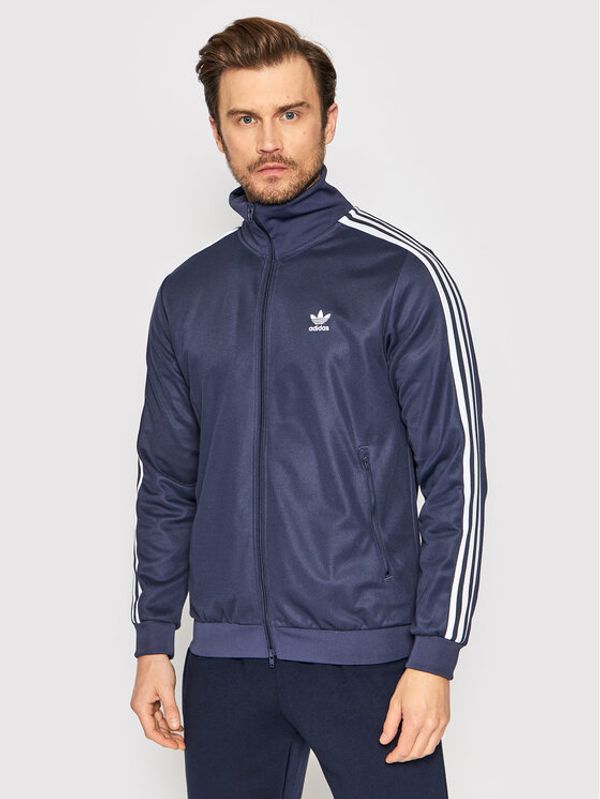 adidas adidas Суитшърт adicolor Classics Beckenbauer Primeblue Track HB9445 Тъмносин Slim Fit