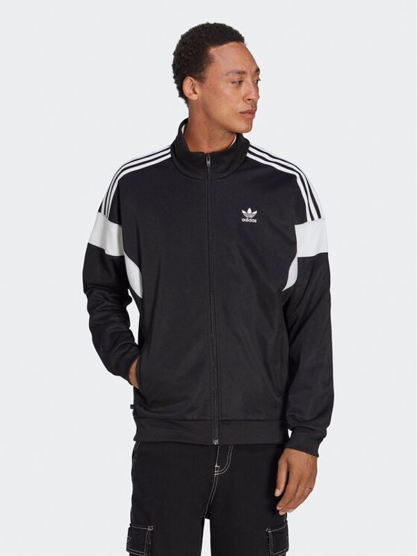 adidas adidas Суитшърт Adicolor Classics Cut Line Track Top HS2064 Черен Loose Fit