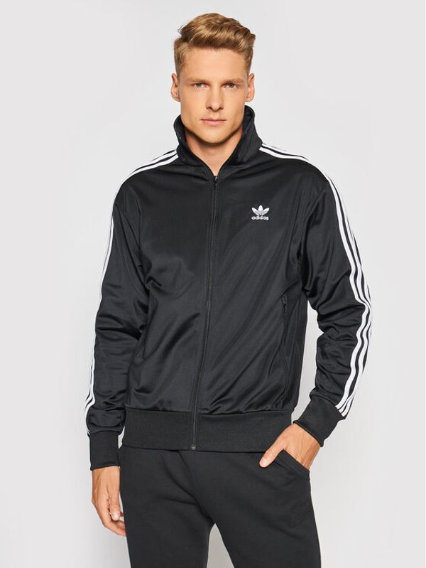 adidas adidas Суитшърт adicolor Classics Firebird GN3521 Черен Regular Fit