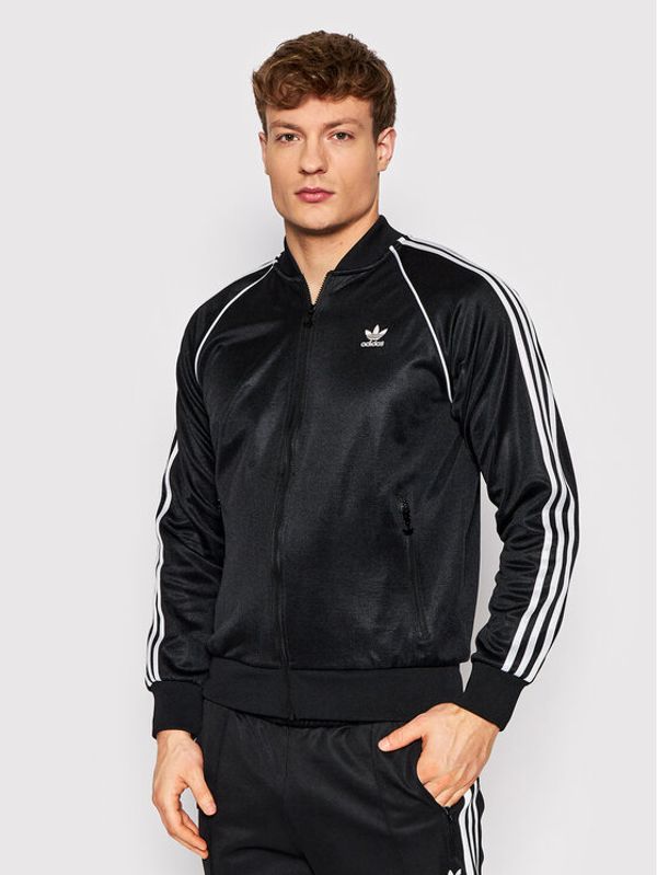 adidas adidas Суитшърт adicolor Classics Sst High-Shine HC1930 Черен Slim Fit