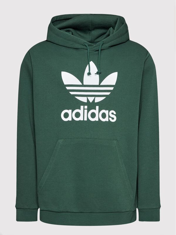 adidas adidas Суитшърт adicolor Classics Trefoil HK7270 Зелен Standard Fit