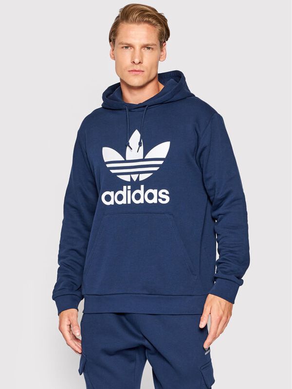 adidas adidas Суитшърт adicolor Classics Treofil HK5298 Тъмносин Regular Fit