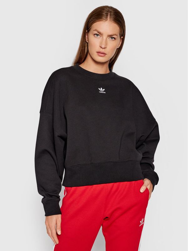 adidas adidas Суитшърт adicolor Essentials H06660 Черен Relaxed Fit