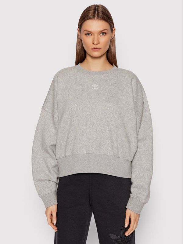 adidas adidas Суитшърт adicolor Essentials HF7478 Сив Relaxed Fit