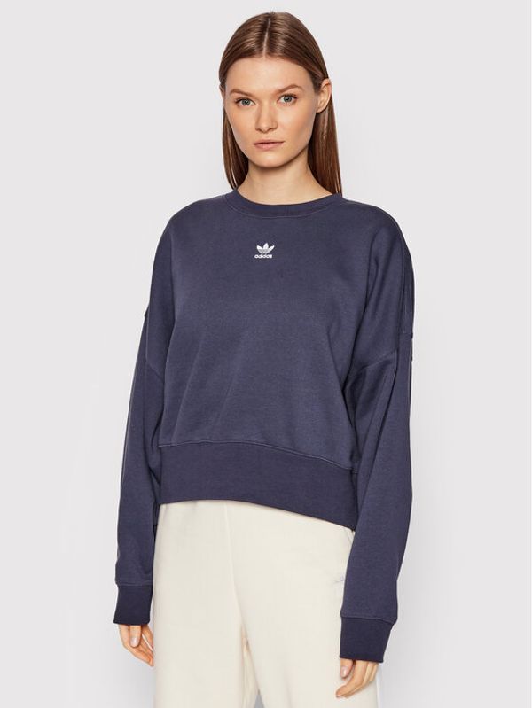 adidas adidas Суитшърт adicolor Essentials HF7481 Тъмносин Relaxed Fit