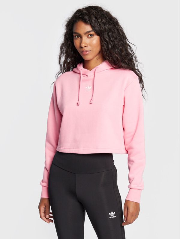 adidas adidas Суитшърт adicolor Essentials HJ7853 Розов Regular Fit