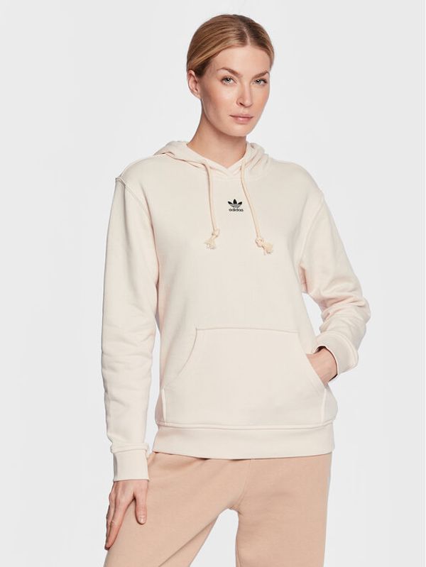 adidas adidas Суитшърт Adicolor Essentials Regular Hoodie IA6426 Бежов Regular Fit