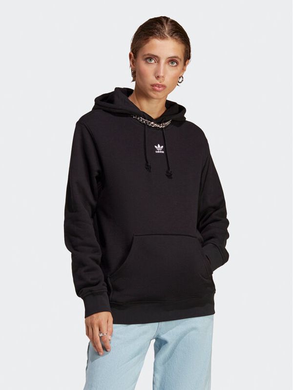 adidas adidas Суитшърт Adicolor Essentials Regular Hoodie IA6427 Черен Regular Fit