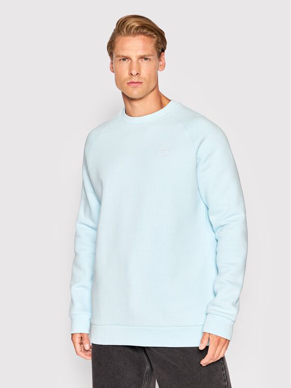adidas adidas Суитшърт adicolor Essentials Trefoil HJ7990 Син Regular Fit
