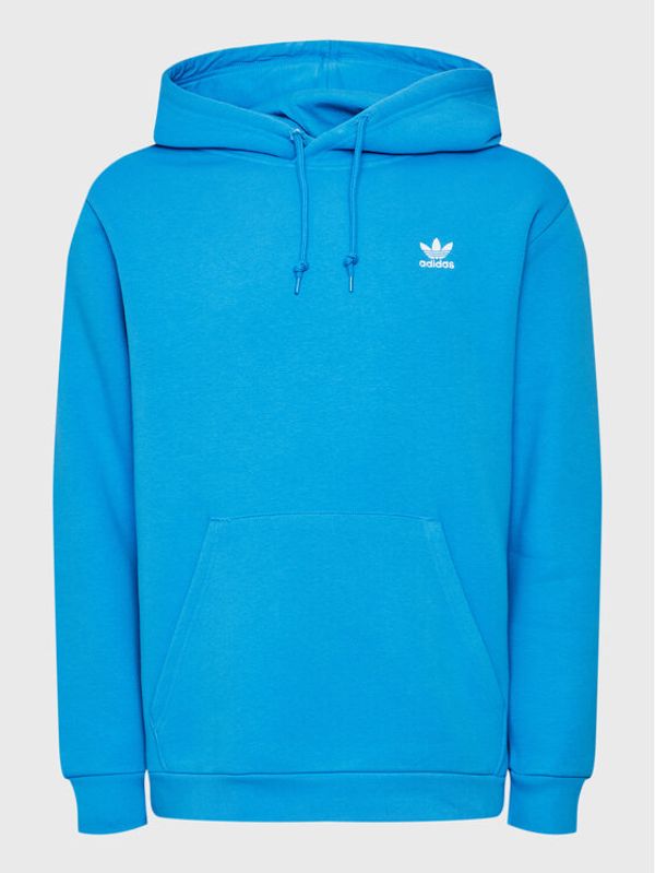 adidas adidas Суитшърт adicolor Essentials Trefoil HK0098 Син Regular Fit