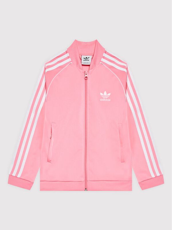 adidas adidas Суитшърт adicolor HK0299 Розов Regular Fit