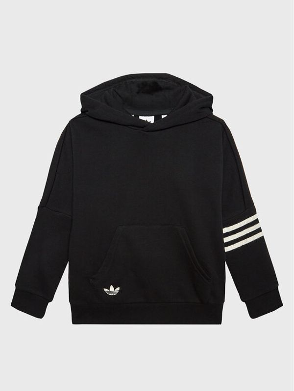 adidas adidas Суитшърт adicolor HK9699 Черен Relaxed Fit