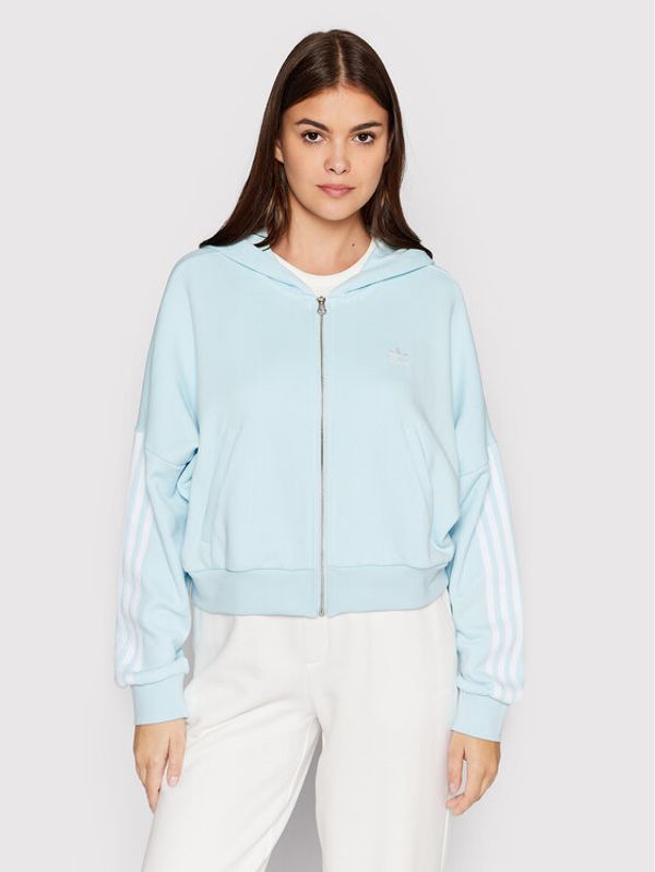 adidas adidas Суитшърт adicolor HM2131 Син Loose Fit
