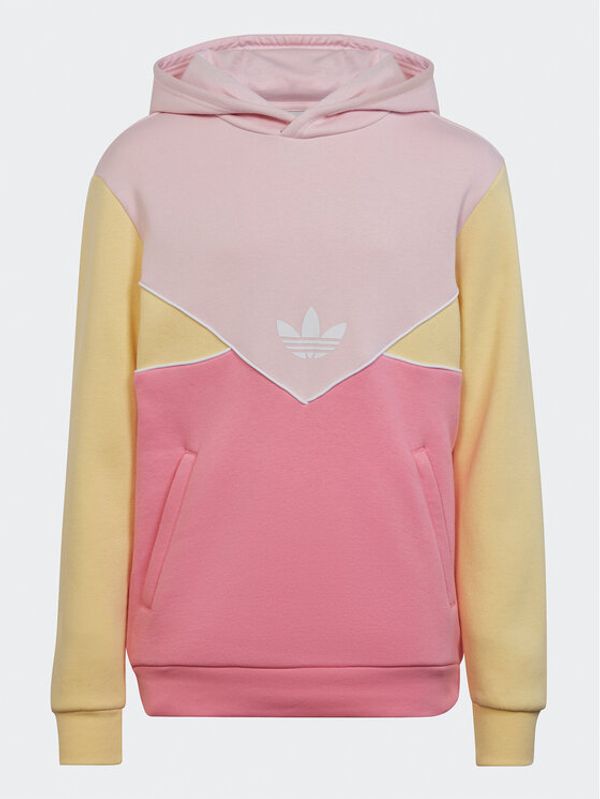 adidas adidas Суитшърт Adicolor Hoodie H60090 Розов Regular Fit