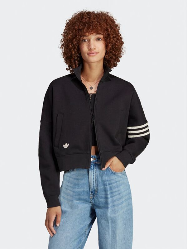 adidas adidas Суитшърт Adicolor Neuclassics Track Top IB7317 Черен Loose Fit