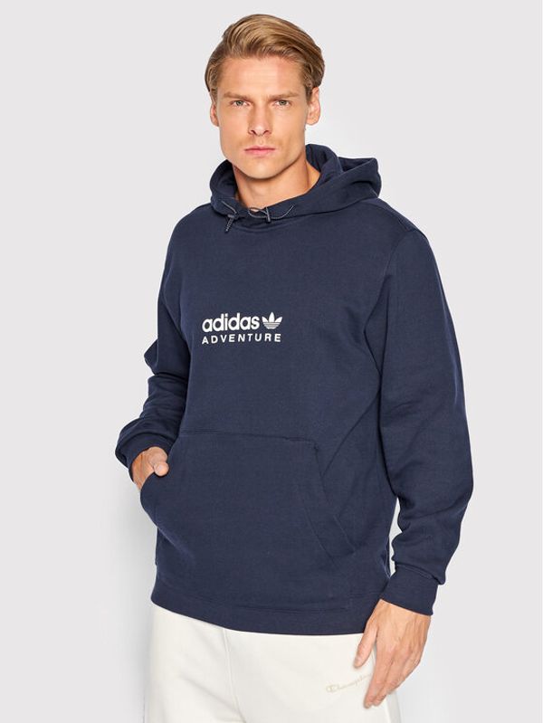 adidas adidas Суитшърт Adventure HK5004 Тъмносин Regular Fit