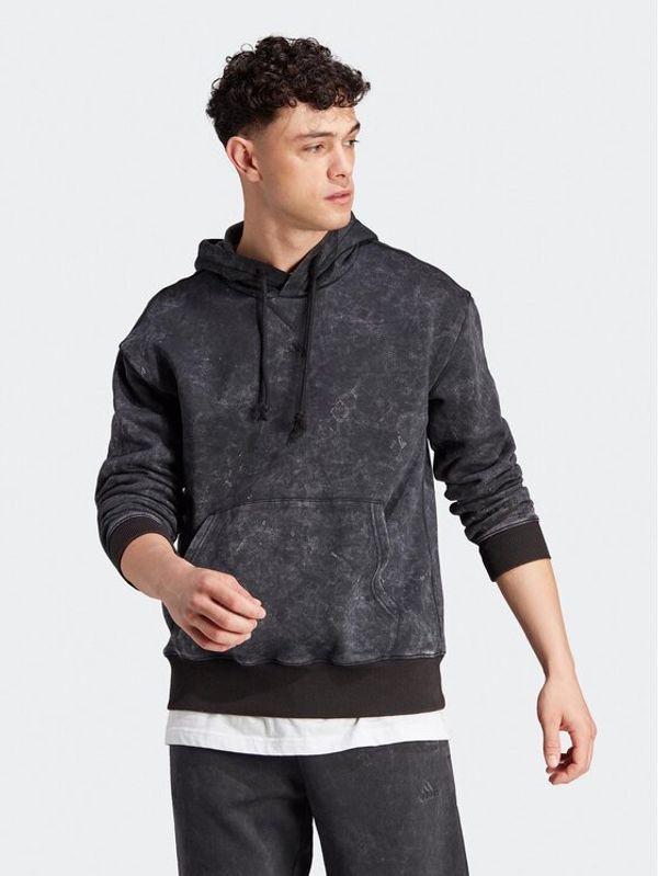 adidas adidas Суитшърт ALL SZN Garment-Wash IJ6929 Черен Loose Fit