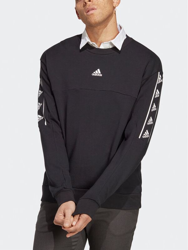 adidas adidas Суитшърт Brand Love Sweatshirt IC6809 Черен Loose Fit