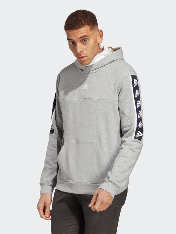 adidas adidas Суитшърт Brandlove Hoodie IC6791 Сив Regular Fit