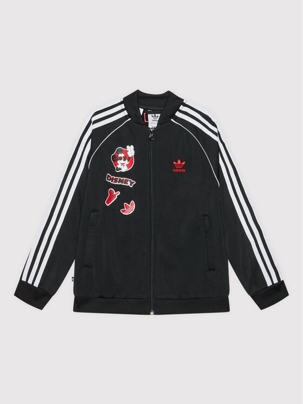 adidas adidas Суитшърт Disney Mickey And Friends HF7577 Черен Regular Fit