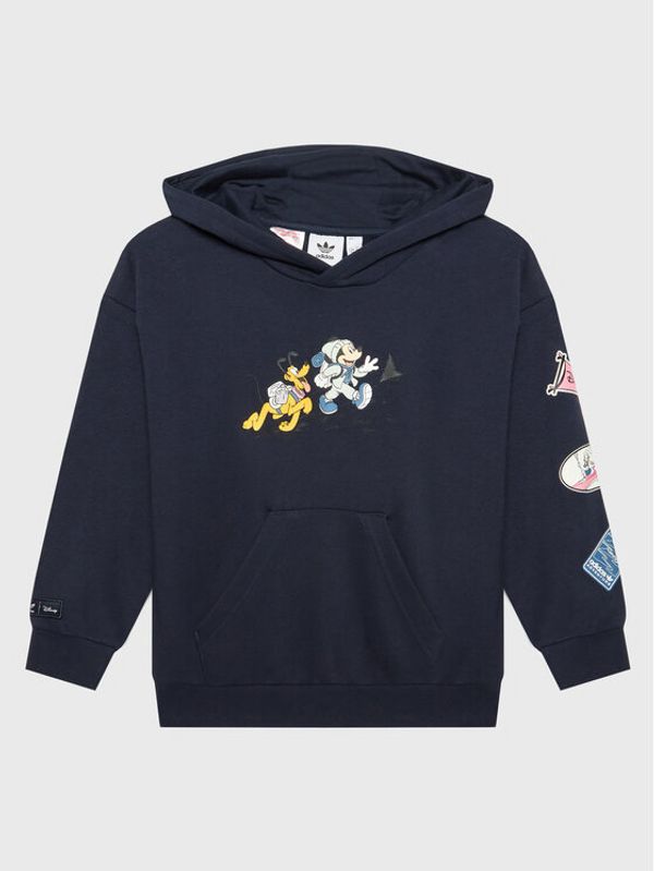 adidas adidas Суитшърт Disney Mickey And Friends HK9783 Тъмносин Relaxed Fit