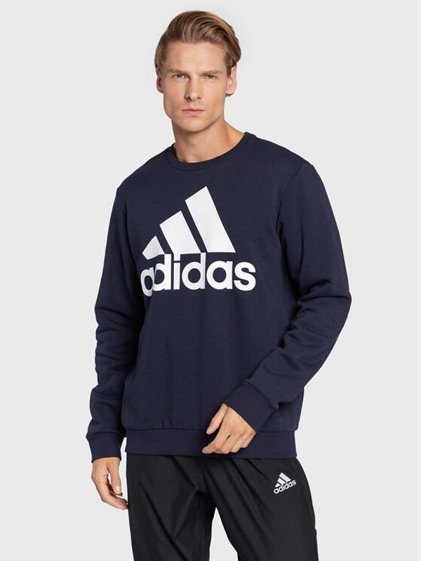adidas adidas Суитшърт Essentials Big Logo HL2298 Тъмносин Regular Fit