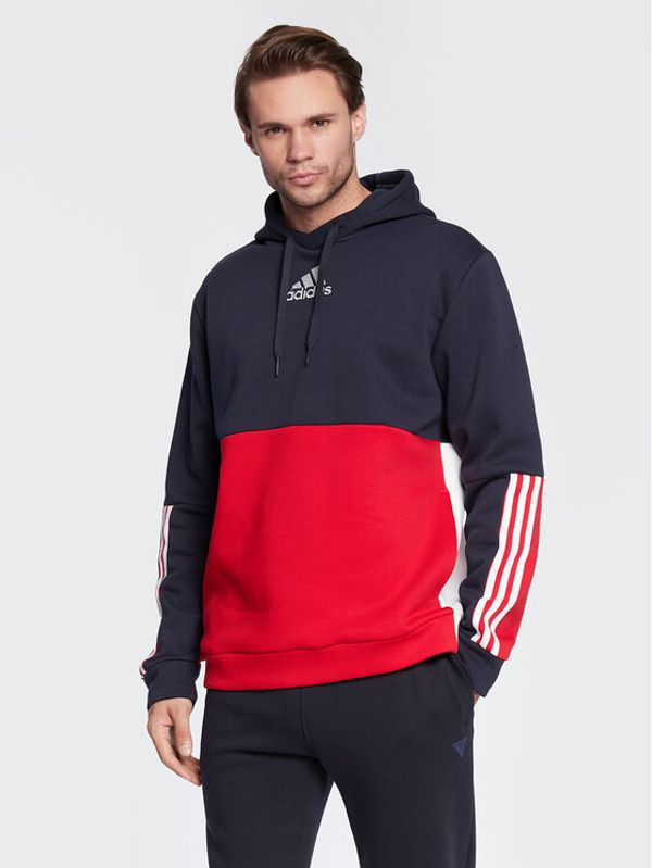 adidas adidas Суитшърт Essentials Colorblock HL1983 Тъмносин Regular Fit