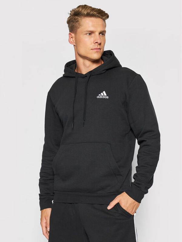 adidas adidas Суитшърт Essentials Fleece GV5294 Черен Regular Fit