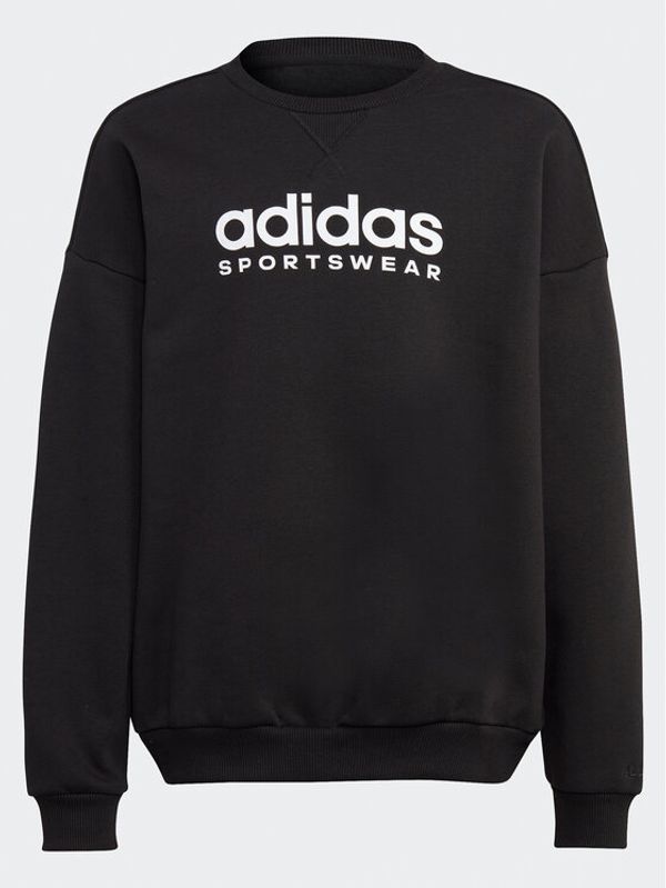 adidas adidas Суитшърт Fleece IB3232 Черен Loose Fit