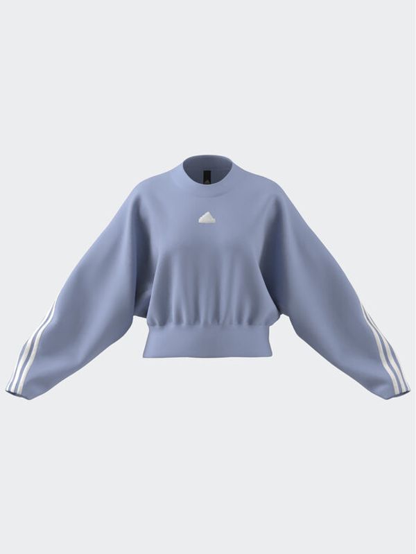 adidas adidas Суитшърт Future Icons 3-Stripes Sweatshirt IB8699 Син Loose Fit