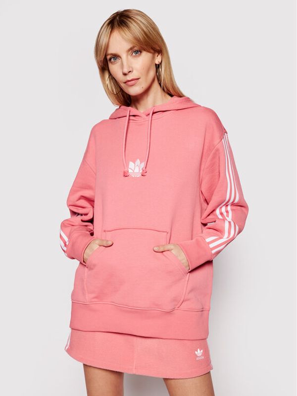 adidas adidas Суитшърт GN6705 Розов Regular Fit