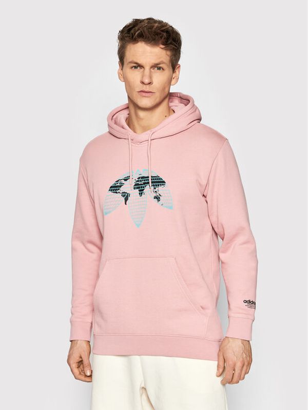 adidas adidas Суитшърт Graphic United HF4903 Розов Regular Fit