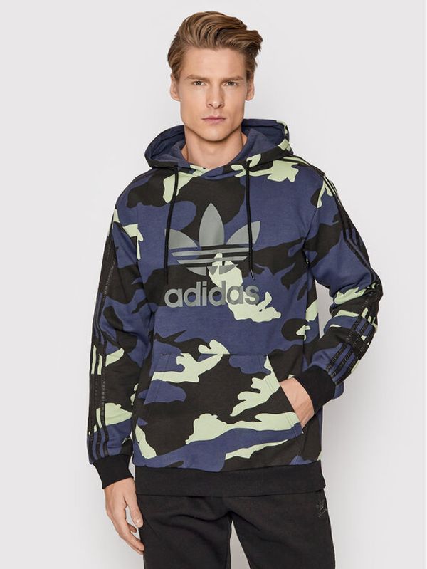 adidas adidas Суитшърт Graphics Camo HF4882 Тъмносин Regular Fit